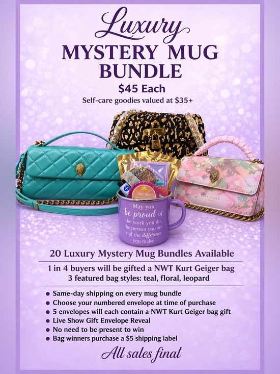 Accessories - Luxury Mystery Mug Self-Care Bundle Valued Over $35